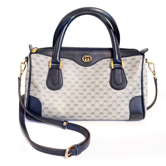Gucci Handbags - Gucci Vintage Mini Monogram Boston Bag